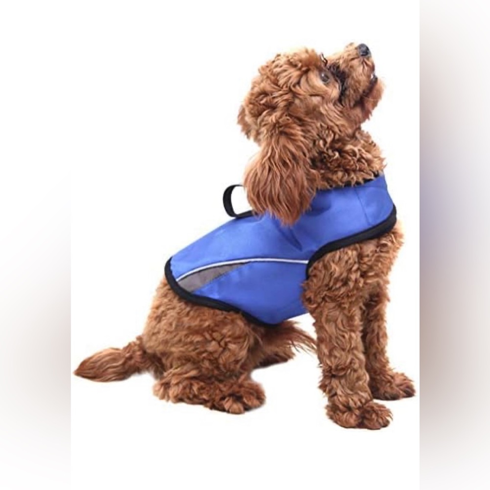 Adjustable Dog Anxiety Jacket-Keep Calming Vest Training Handle for Small Dogs